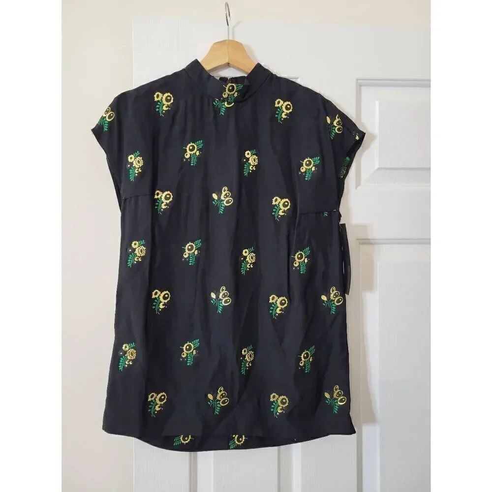 Stella mccartney floral print blouse 42 NWT